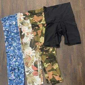 4 Maternity spandex workout- athletic leggings